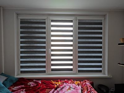 Рулонные шторы UNI2 с тканью Монтана Графит